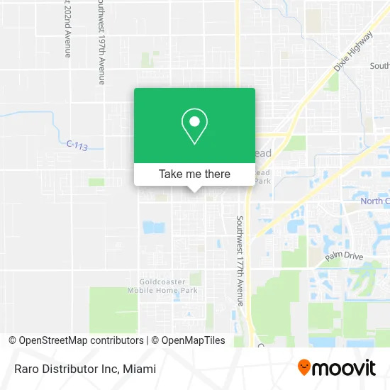 Raro Distributor Inc map