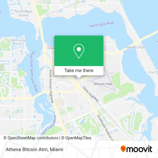 Athena Bitcoin Atm map