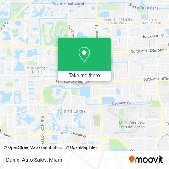 Daniel Auto Sales map