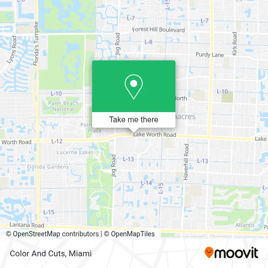 Color And Cuts map