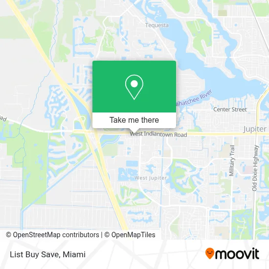 List Buy Save map
