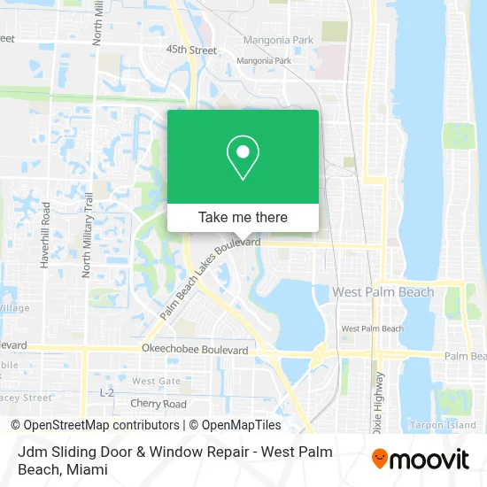 Jdm Sliding Door & Window Repair - West Palm Beach map