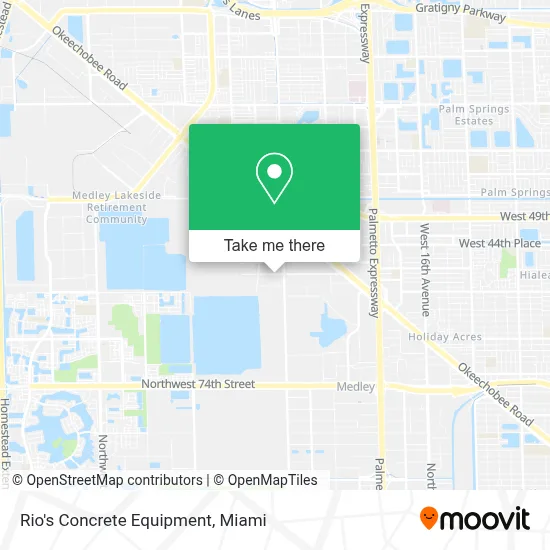 Rio's Concrete Equipment map