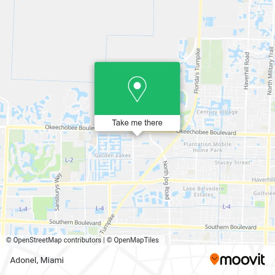 Adonel map
