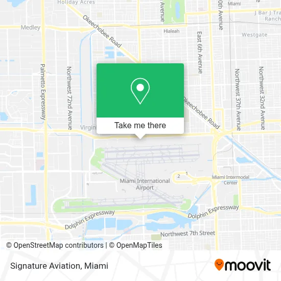 Signature Aviation map