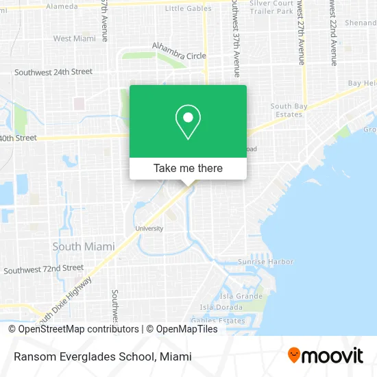 Ransom Everglades School map