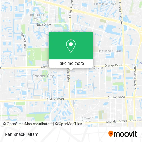 Fan Shack map