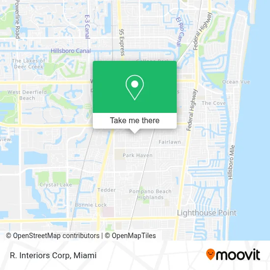 R. Interiors Corp map