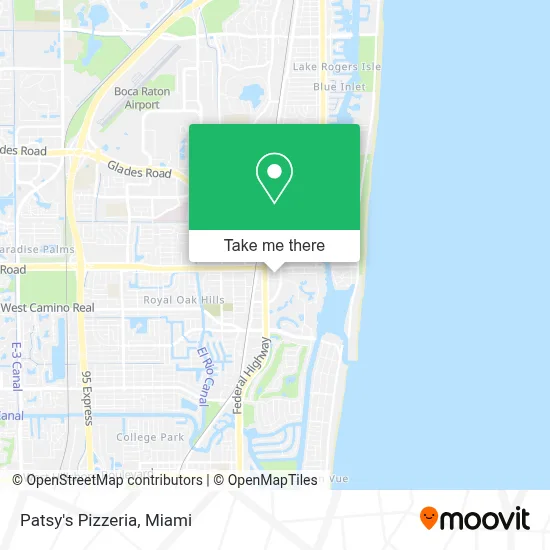 Patsy's Pizzeria map
