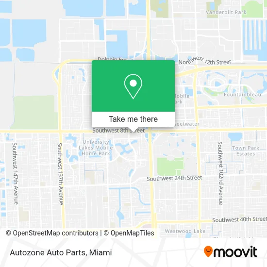 Autozone Auto Parts map