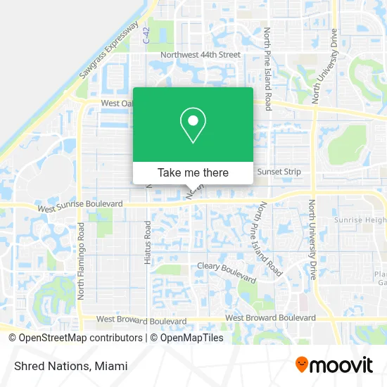 Shred Nations map