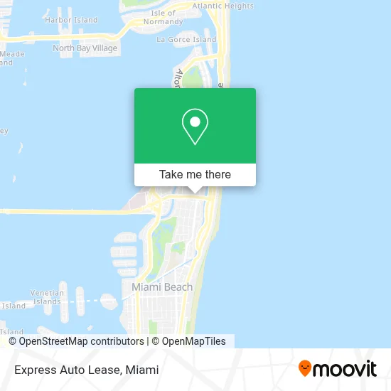Express Auto Lease map