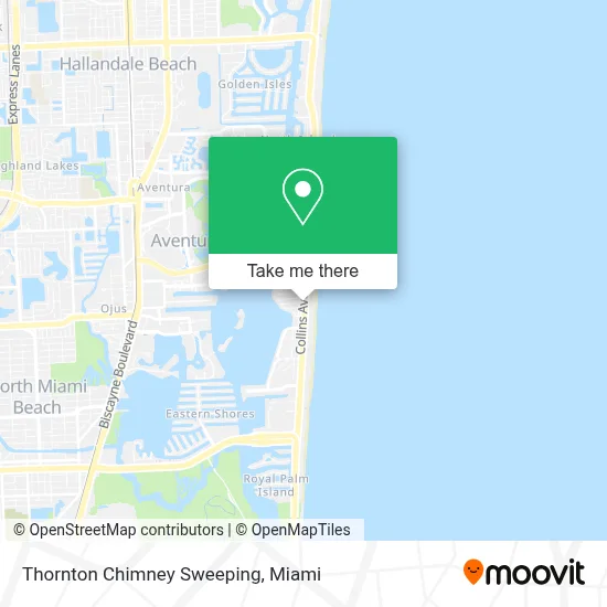 Thornton Chimney Sweeping map