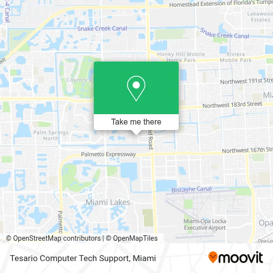 Tesario Computer Tech Support map