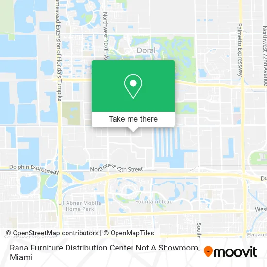 Rana Furniture Distribution Center Not A Showroom map
