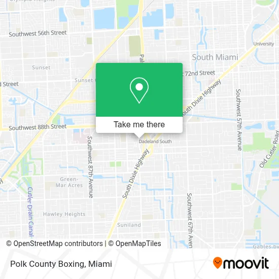 Polk County Boxing map