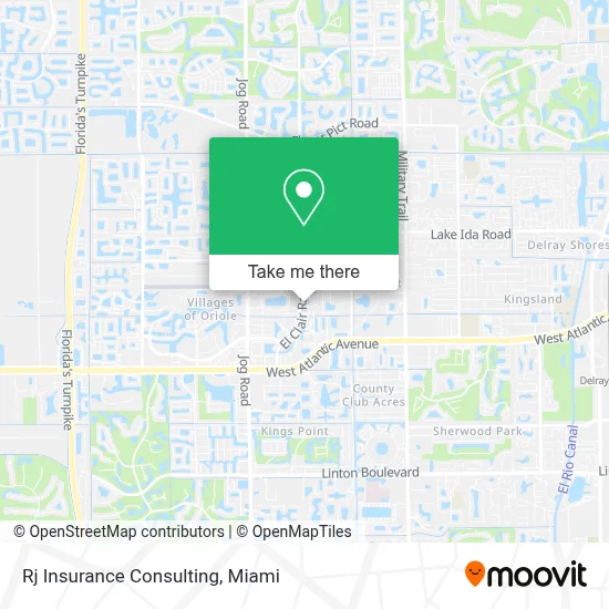 Rj Insurance Consulting map