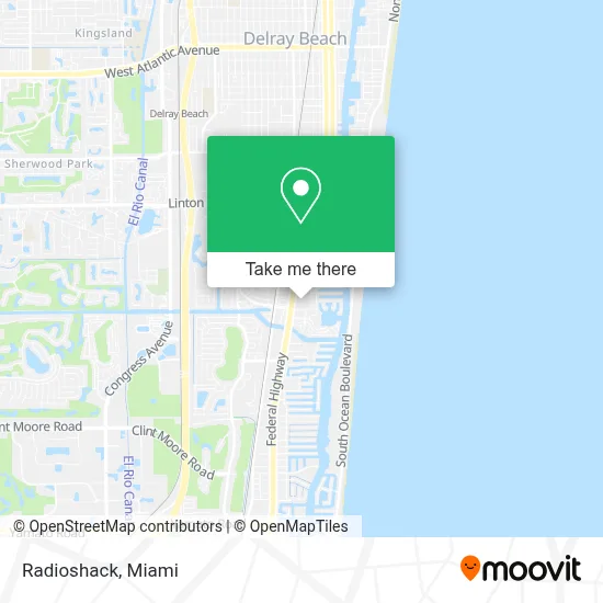 Radioshack map