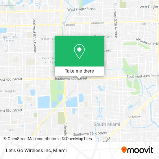Let's Go Wireless Inc map