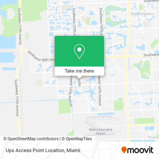 Ups Access Point Location map