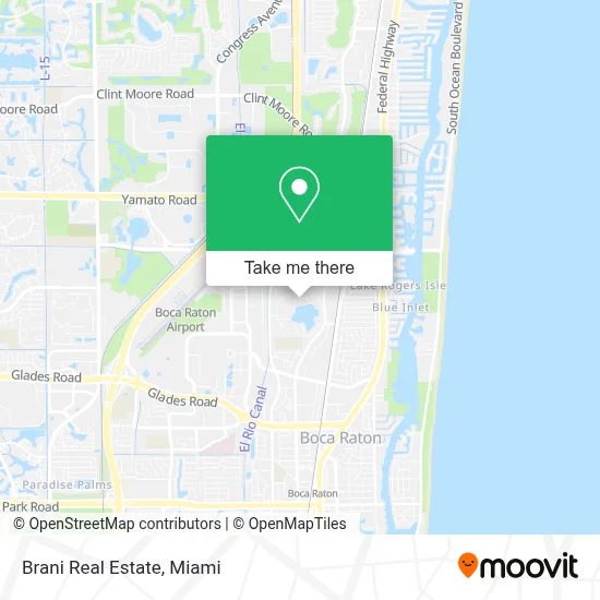 Brani Real Estate map