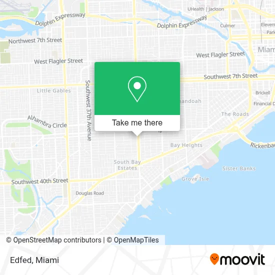 Edfed map