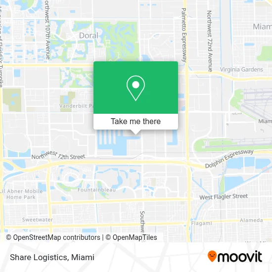 Share Logistics map