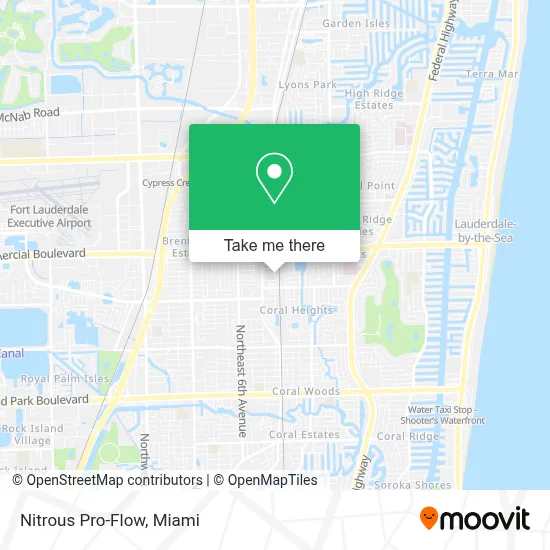 Nitrous Pro-Flow map