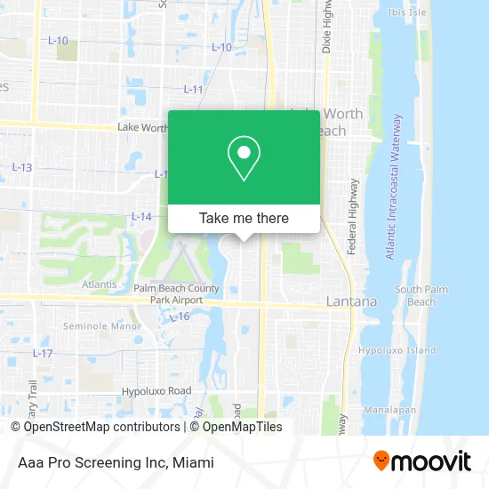 Aaa Pro Screening Inc map