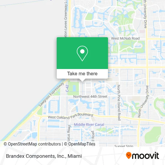 Brandex Components, Inc. map