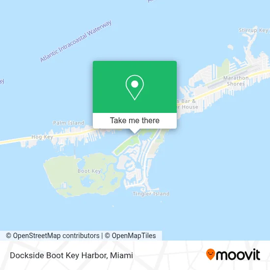 Dockside Boot Key Harbor map