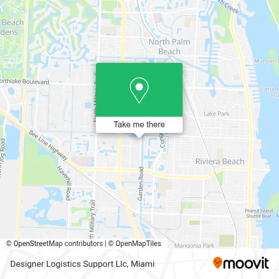 Designer Logistics Support Llc map