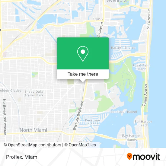 Proflex map
