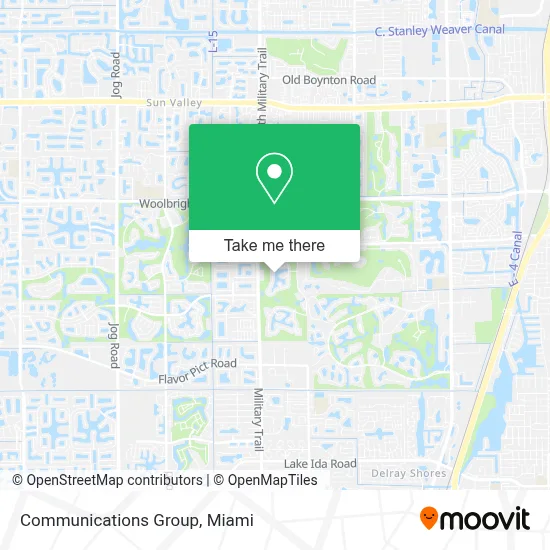 Communications Group map