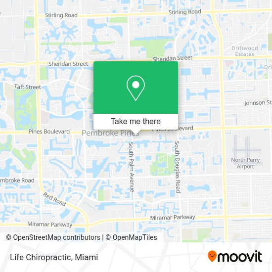Life Chiropractic map