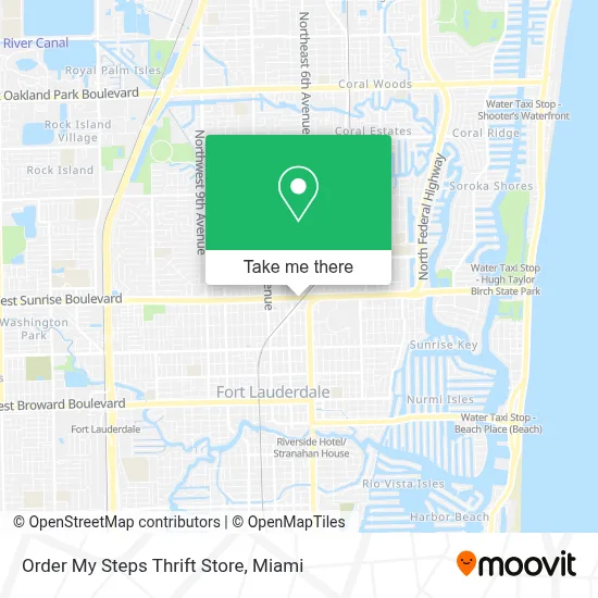 Order My Steps Thrift Store map