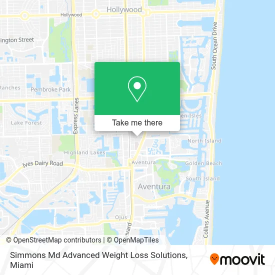 Simmons Md Advanced Weight Loss Solutions map