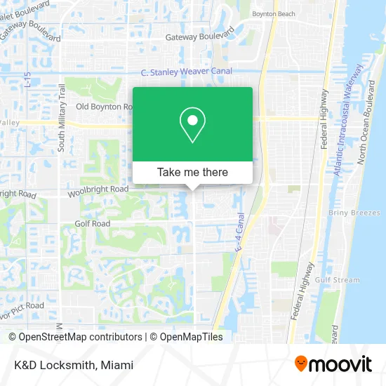 K&D Locksmith map