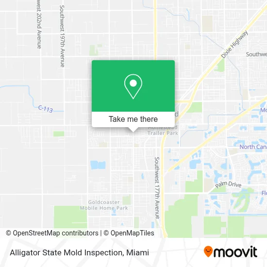 Alligator State Mold Inspection map