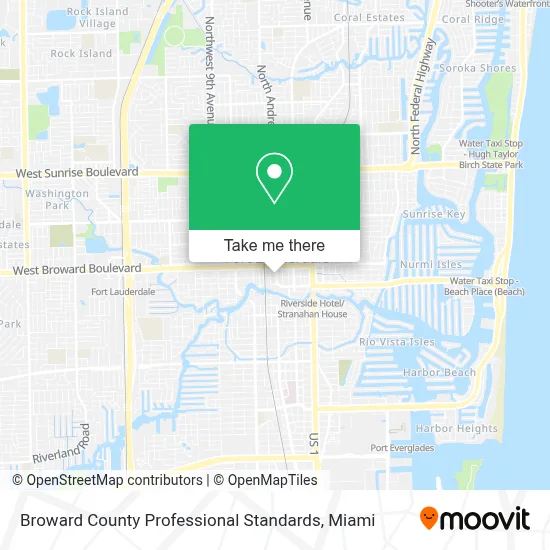 Broward County Professional Standards map