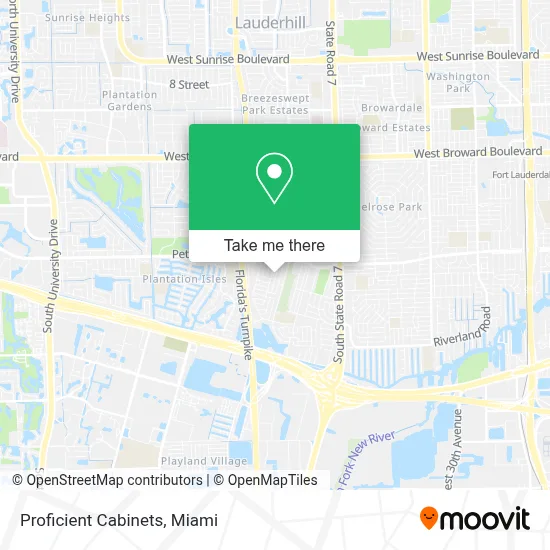 Proficient Cabinets map