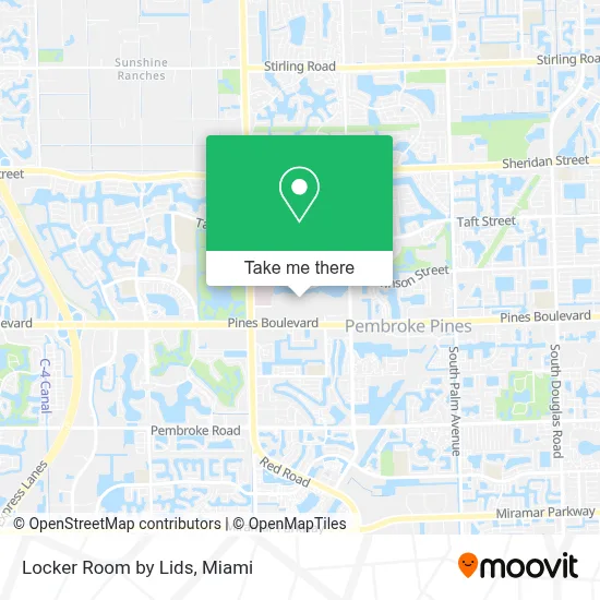 Locker Room by Lids map