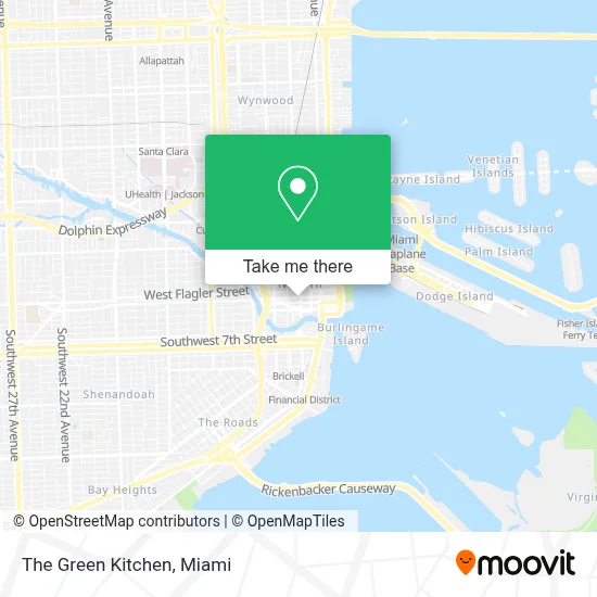 The Green Kitchen map