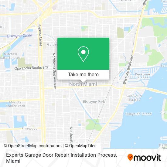 Experts Garage Door Repair Installation Process map