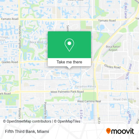 Fifth Third Bank map