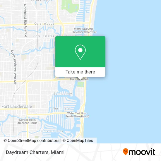 Daydream Charters map