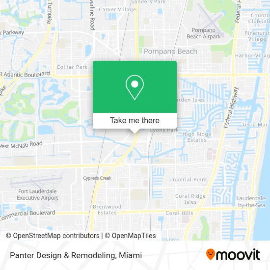 Panter Design & Remodeling map