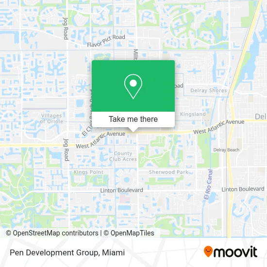 Pen Development Group map