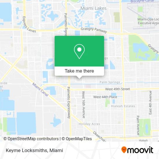 Keyme Locksmiths map