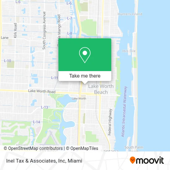 Inel Tax & Associates, Inc map